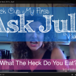Ask Juls - What The Heck Do You Eat? #WellnessWednesday | Spoonie Holistic Health Coach itsjustabadday.com juliecerrone.com